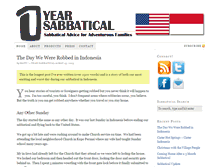 Tablet Screenshot of 1yearsabbatical.com